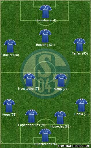 FC Schalke 04 Formation 2013