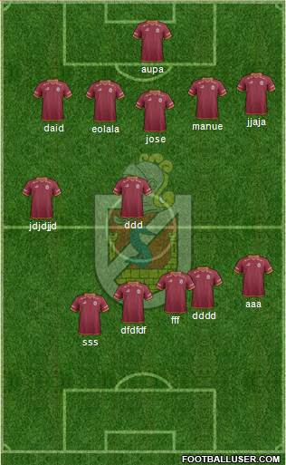 CD La Serena S.A.D.P. Formation 2013