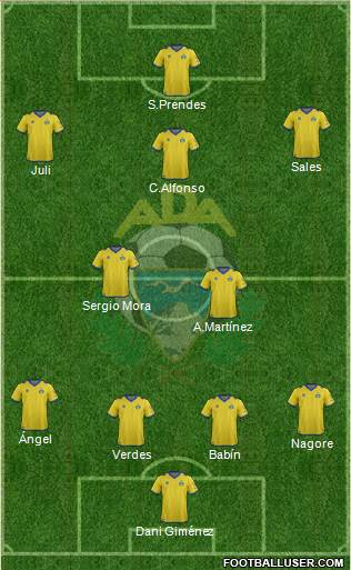 A.D. Alcorcón Formation 2013