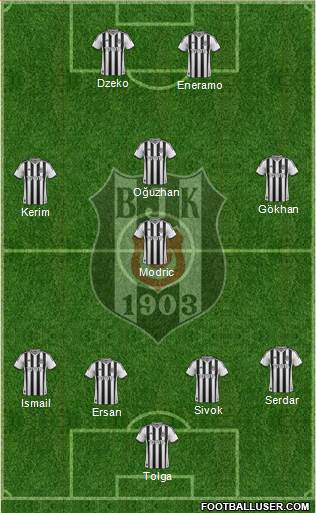 Besiktas JK Formation 2013