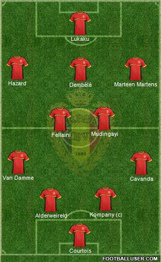 Belgium Formation 2013