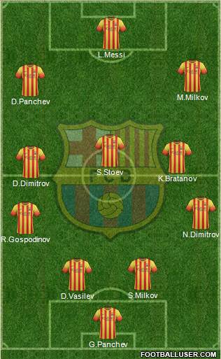 F.C. Barcelona Formation 2013