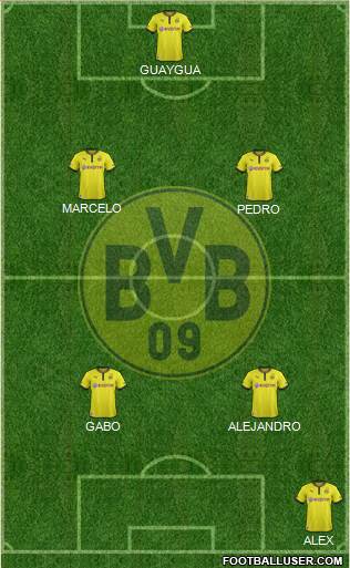 Borussia Dortmund Formation 2013