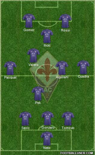 Fiorentina Formation 2013