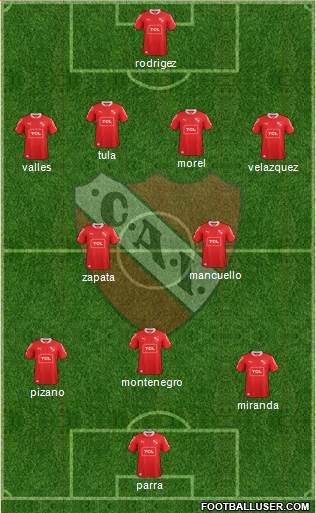 Independiente Formation 2013