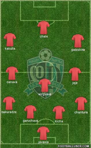 Dinamo Tbilisi Formation 2013