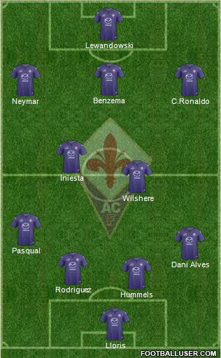 Fiorentina Formation 2013