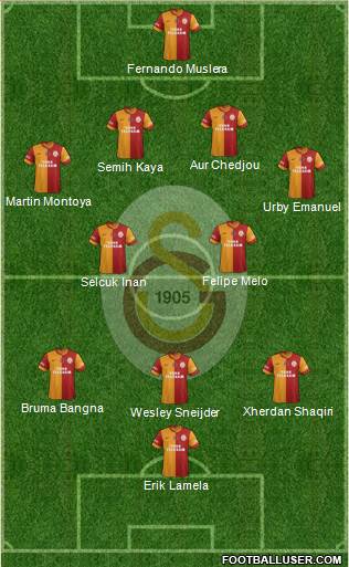Galatasaray SK Formation 2013