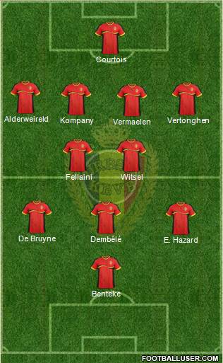 Belgium Formation 2013