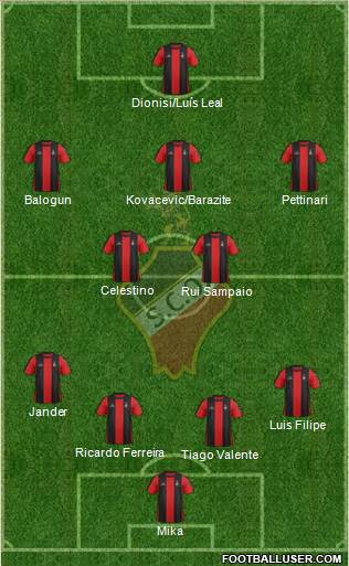 Sporting Clube Olhanense Formation 2013
