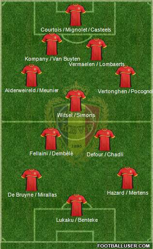 Belgium Formation 2013