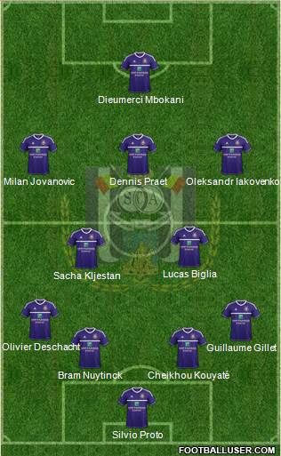 RSC Anderlecht Formation 2013