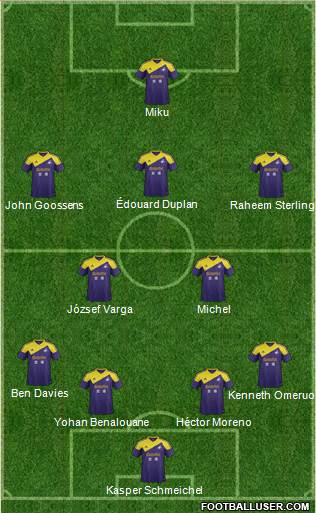 Swansea City Formation 2013