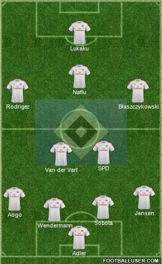 Hamburger SV Formation 2013