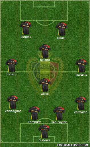 Belgium Formation 2013