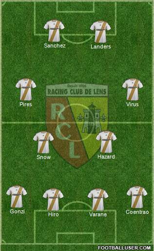 Racing Club de Lens Formation 2013