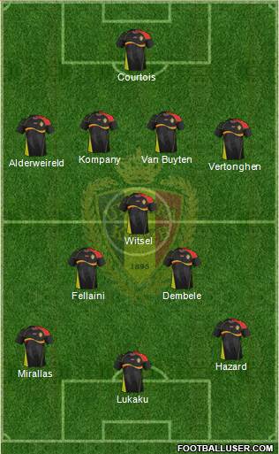 Belgium Formation 2013