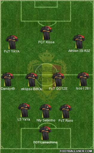 Belgium Formation 2013