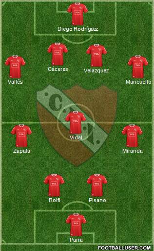 Independiente Formation 2013