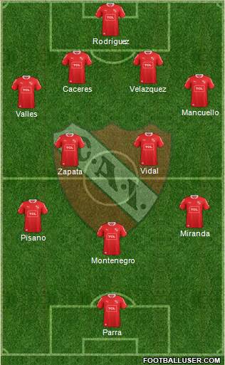 Independiente Formation 2013