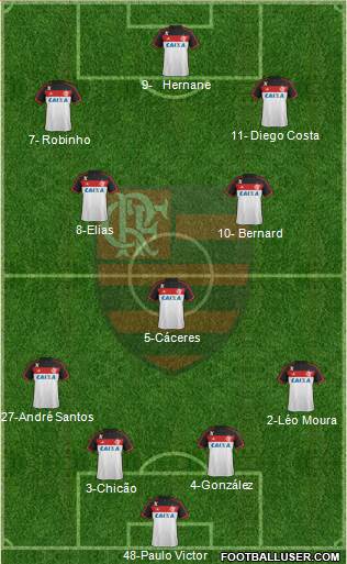 CR Flamengo Formation 2013