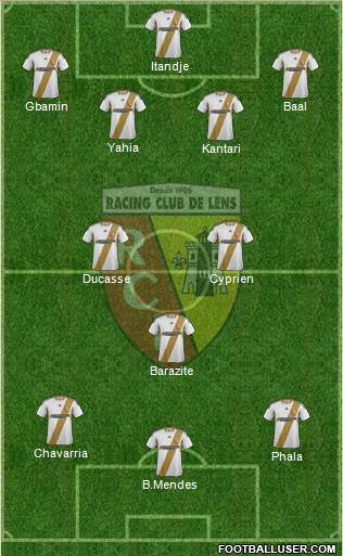 Racing Club de Lens Formation 2013
