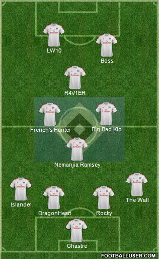 Hamburger SV Formation 2013