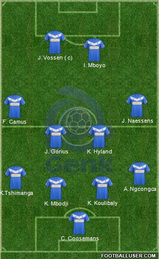 K Racing Club Genk Formation 2013