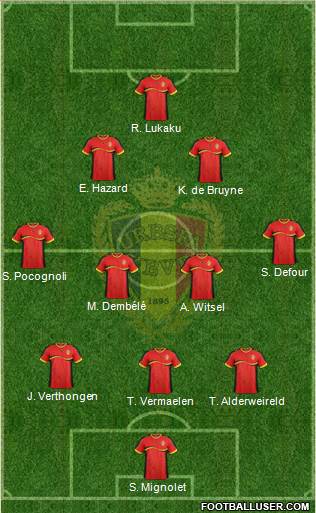 Belgium Formation 2013