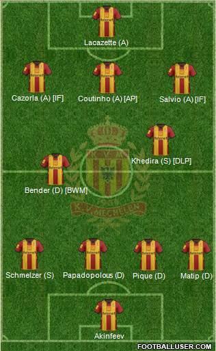 Yellow Red KV Mechelen Formation 2013