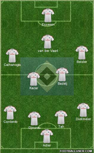 Hamburger SV Formation 2013