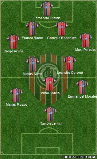 Chacarita Juniors Formation 2013