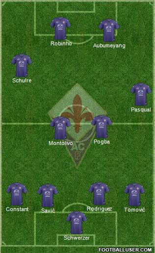 Fiorentina Formation 2013