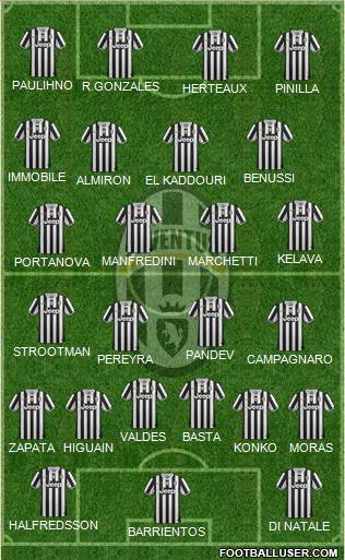 Juventus Formation 2013
