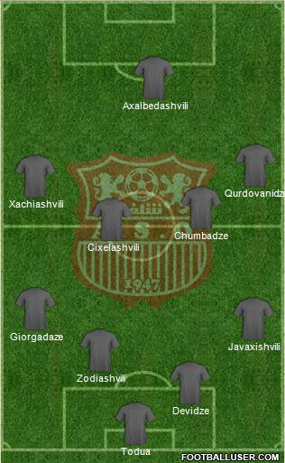 Amel Saad Olympic Chlef football formation