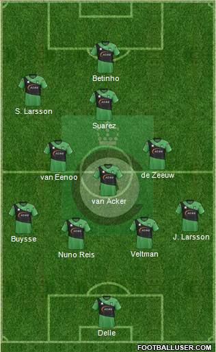 KSV Cercle Brugge Formation 2013