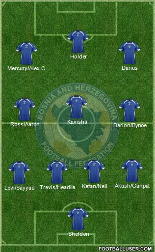 Bosnia and Herzegovina Formation 2013