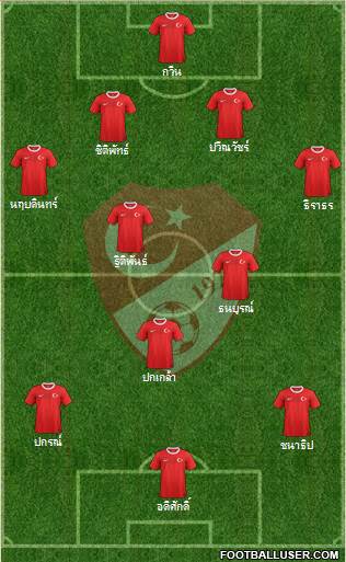 Turkey Formation 2013