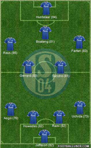 FC Schalke 04 Formation 2013