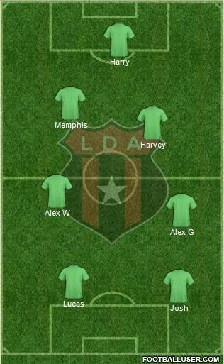 Liga Deportiva Alajuelense football formation