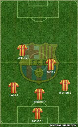 F.C. Barcelona Formation 2013