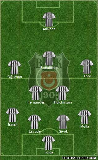 Besiktas JK Formation 2013