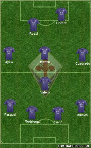 Fiorentina Formation 2013