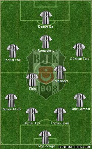 Besiktas JK Formation 2013
