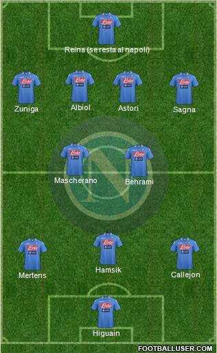 Napoli Formation 2013