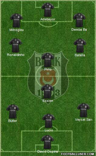 Besiktas JK Formation 2013