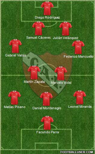 Independiente Formation 2013