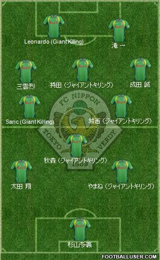 Tokyo Verdy Formation 2013