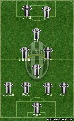 Juventus Formation 2013