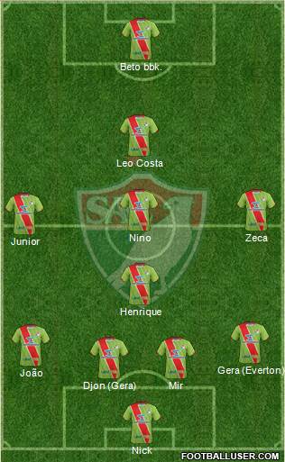 Salgueiro AC Formation 2013